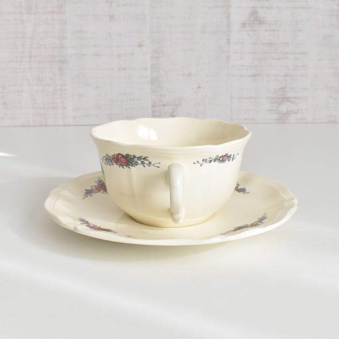 ヴィンテージチョコレートカップ＆ソーサー ディゴワン＆サルグミンヌ Obernai（オベルネ）B