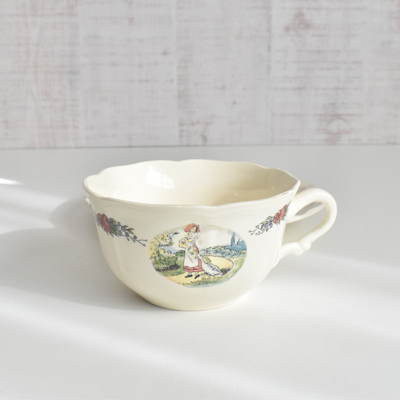 ヴィンテージチョコレートカップ＆ソーサー ディゴワン＆サルグミンヌ Obernai（オベルネ）B