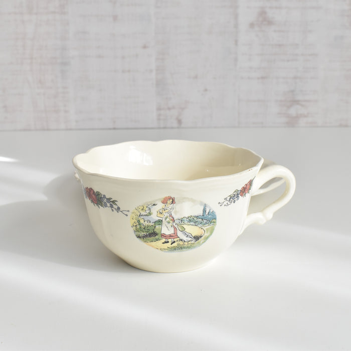 ヴィンテージチョコレートカップ＆ソーサー ディゴワン＆サルグミンヌ Obernai（オベルネ）B