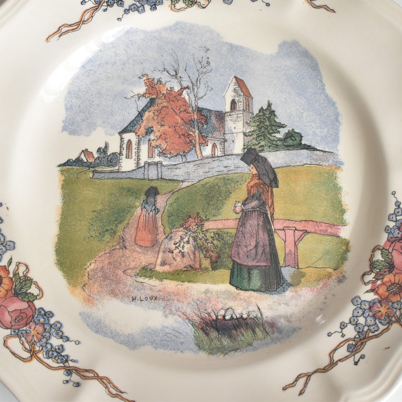 ヴィンテージデザートプレート ディゴワン＆サルグミンヌ Obernai（オベルネ）1- A