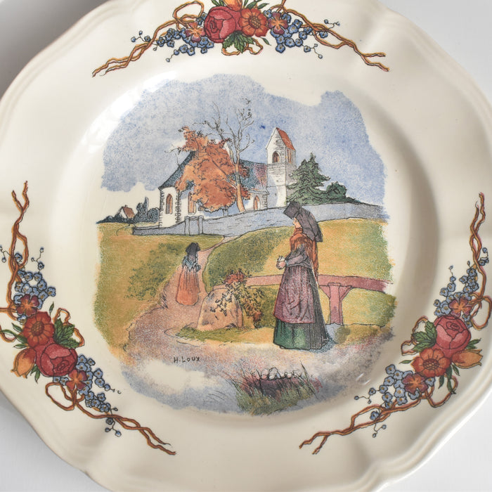 ヴィンテージデザートプレート ディゴワン＆サルグミンヌ Obernai（オベルネ）1- B