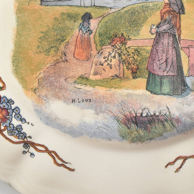 ヴィンテージデザートプレート ディゴワン＆サルグミンヌ Obernai（オベルネ）1- B