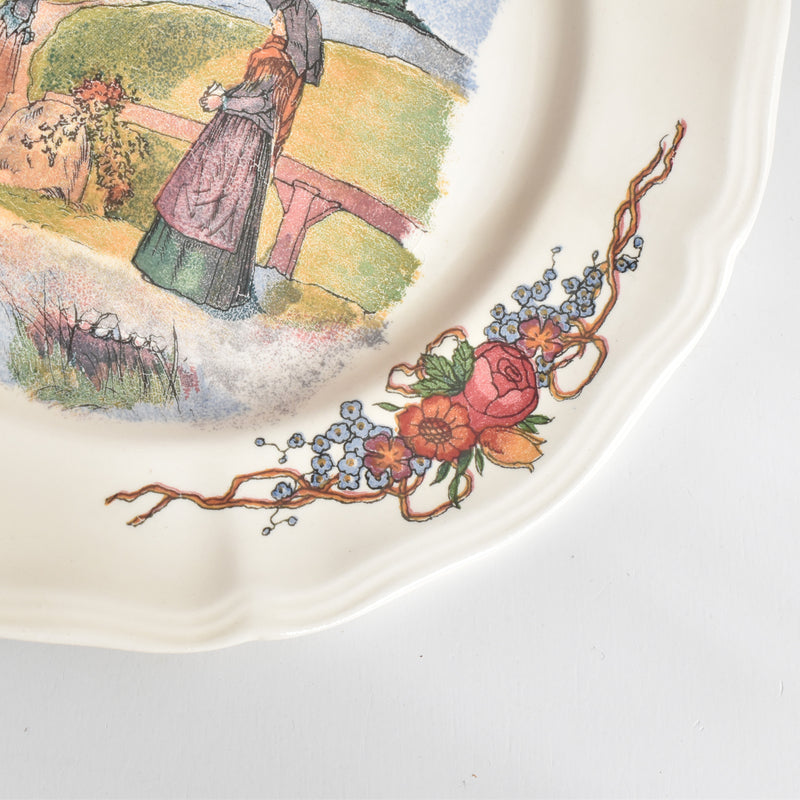 ヴィンテージデザートプレート ディゴワン＆サルグミンヌ Obernai（オベルネ）1- B