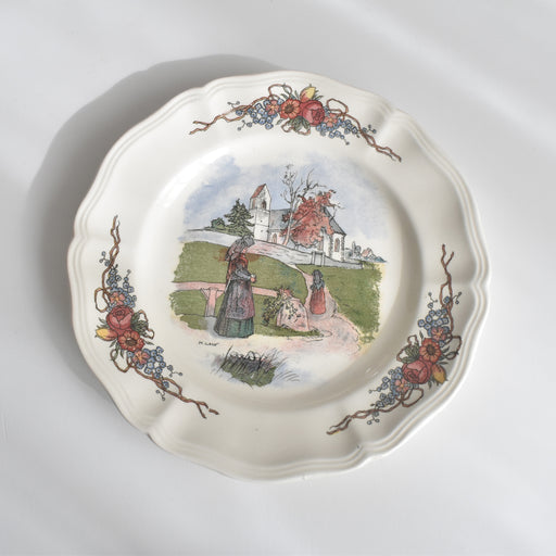 ヴィンテージデザートプレート ディゴワン＆サルグミンヌ Obernai（オベルネ）1- C