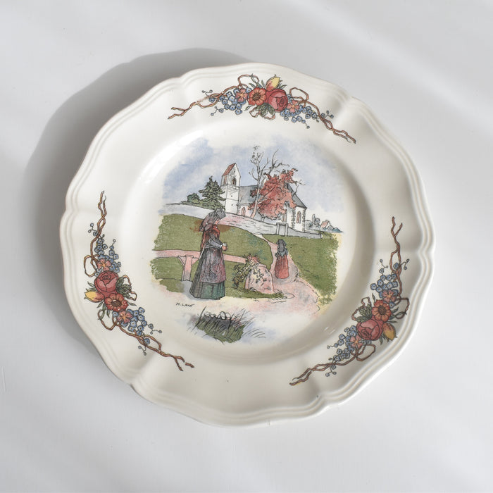 ヴィンテージデザートプレート ディゴワン＆サルグミンヌ Obernai（オベルネ）1- C