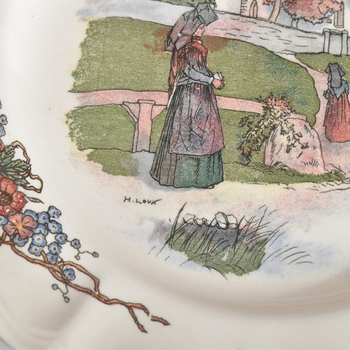 ヴィンテージデザートプレート ディゴワン＆サルグミンヌ Obernai（オベルネ）1- C