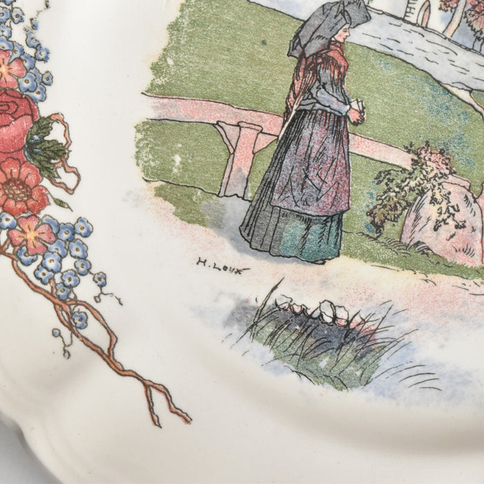 ヴィンテージデザートプレート ディゴワン＆サルグミンヌ Obernai（オベルネ）1- D