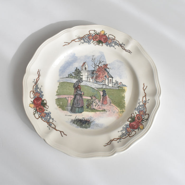 ヴィンテージデザートプレート ディゴワン＆サルグミンヌ Obernai（オベルネ）1- D