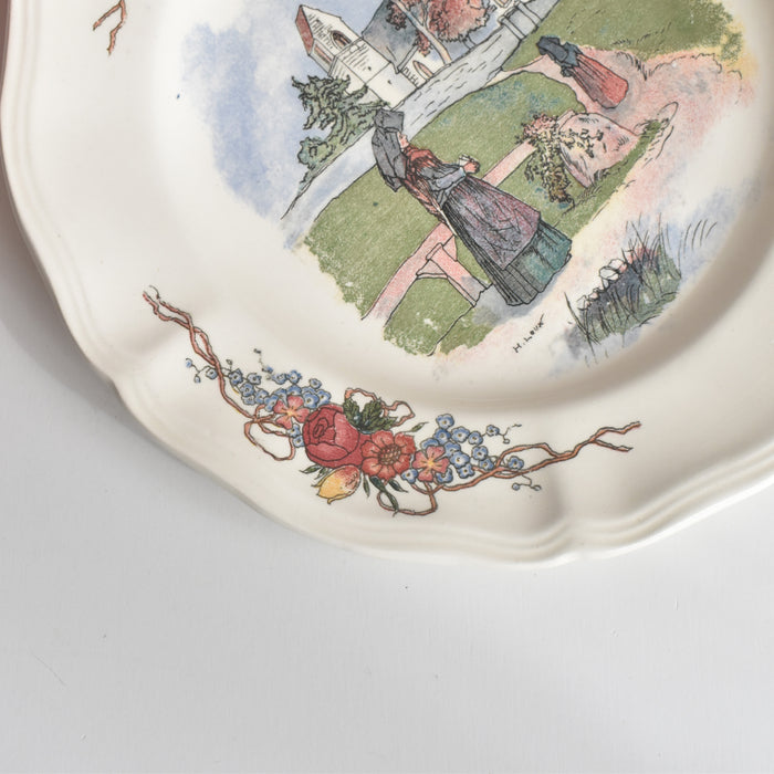 ヴィンテージデザートプレート ディゴワン＆サルグミンヌ Obernai（オベルネ）1- D