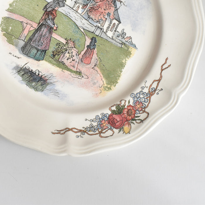 ヴィンテージデザートプレート ディゴワン＆サルグミンヌ Obernai（オベルネ）1- D