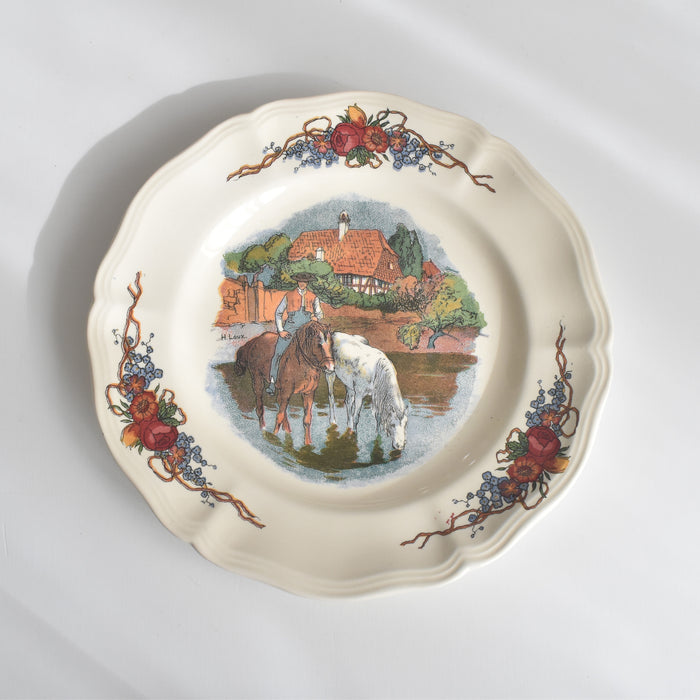 ヴィンテージデザートプレート ディゴワン＆サルグミンヌ Obernai（オベルネ）2- A