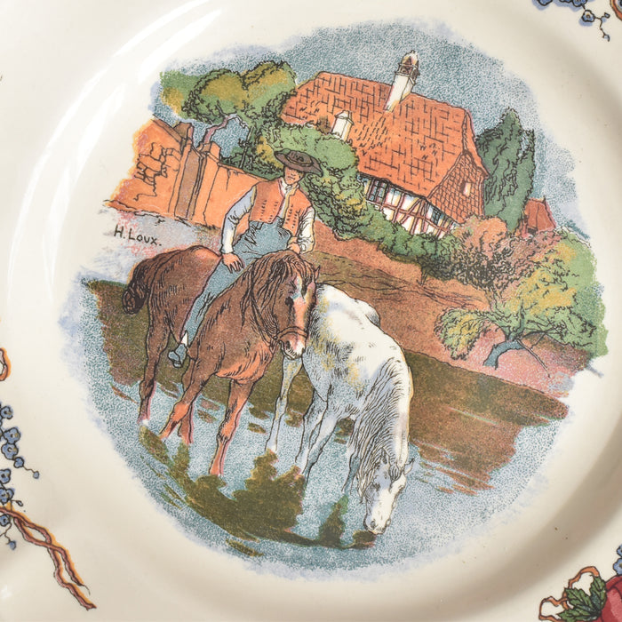 ヴィンテージデザートプレート ディゴワン＆サルグミンヌ Obernai（オベルネ）2- A