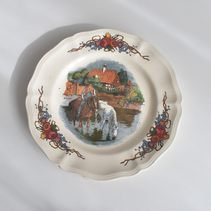 ヴィンテージデザートプレート ディゴワン＆サルグミンヌ Obernai（オベルネ）2- B