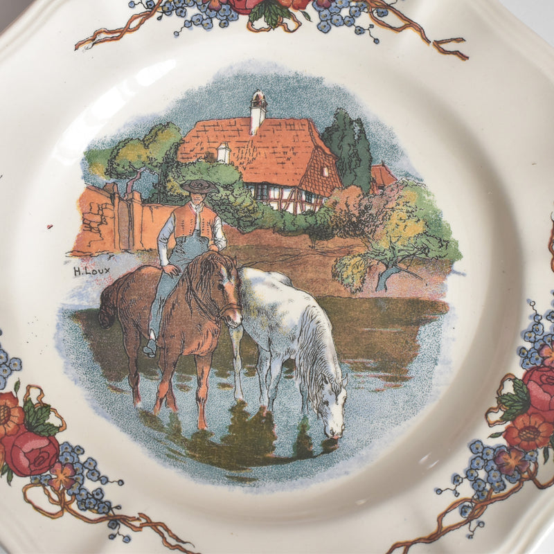 ヴィンテージデザートプレート ディゴワン＆サルグミンヌ Obernai（オベルネ）2- B