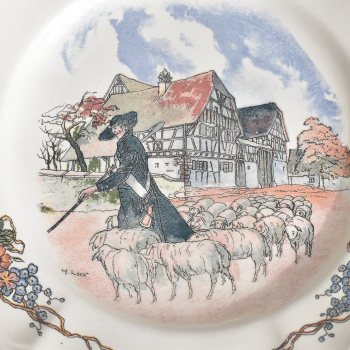 ヴィンテージデザートプレート ディゴワン＆サルグミンヌ Obernai（オベルネ）3- A