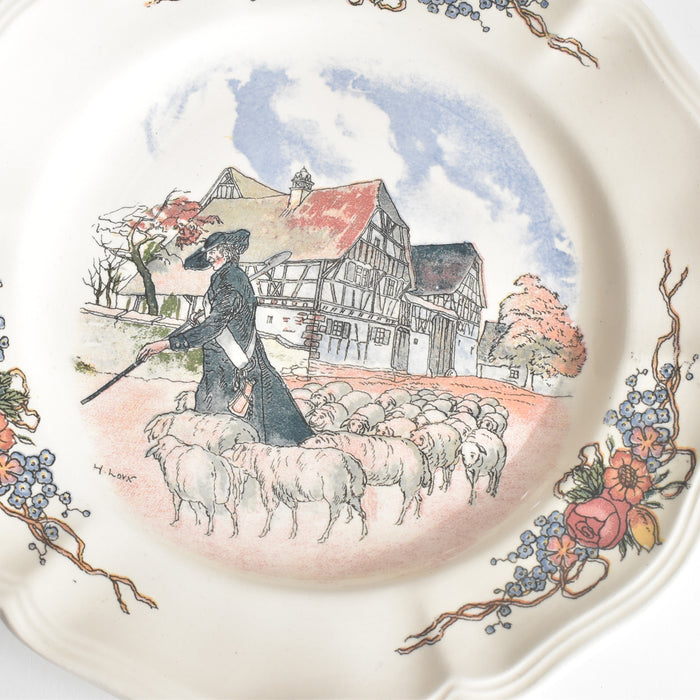 ヴィンテージデザートプレート ディゴワン＆サルグミンヌ Obernai（オベルネ）3- A