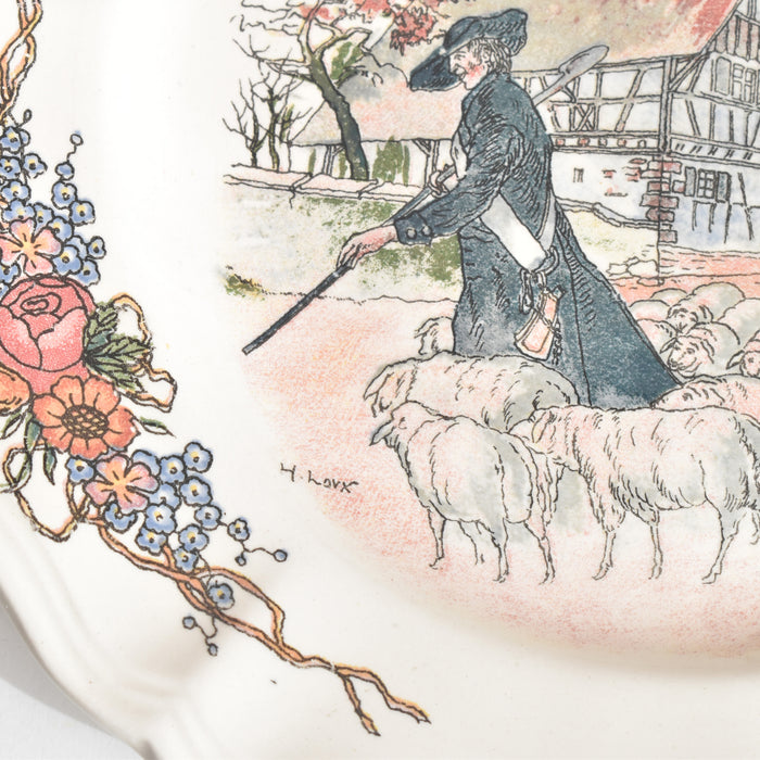 ヴィンテージデザートプレート ディゴワン＆サルグミンヌ Obernai（オベルネ）3- A