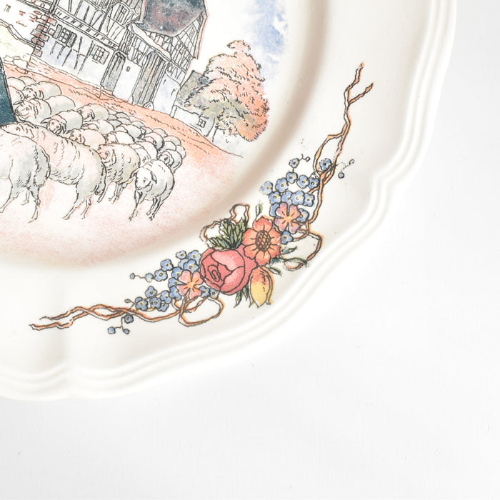 ヴィンテージデザートプレート ディゴワン＆サルグミンヌ Obernai（オベルネ）3- A