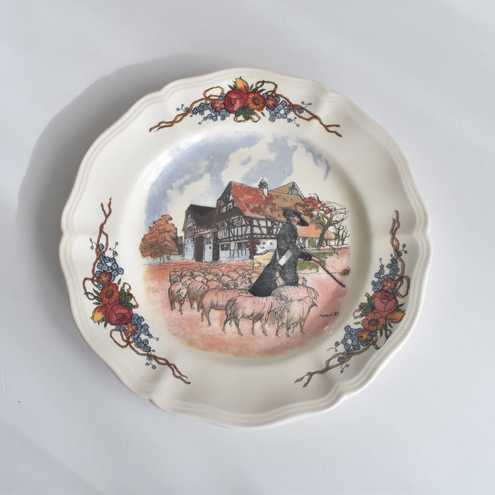 ヴィンテージデザートプレート ディゴワン＆サルグミンヌ Obernai（オベルネ）3- B