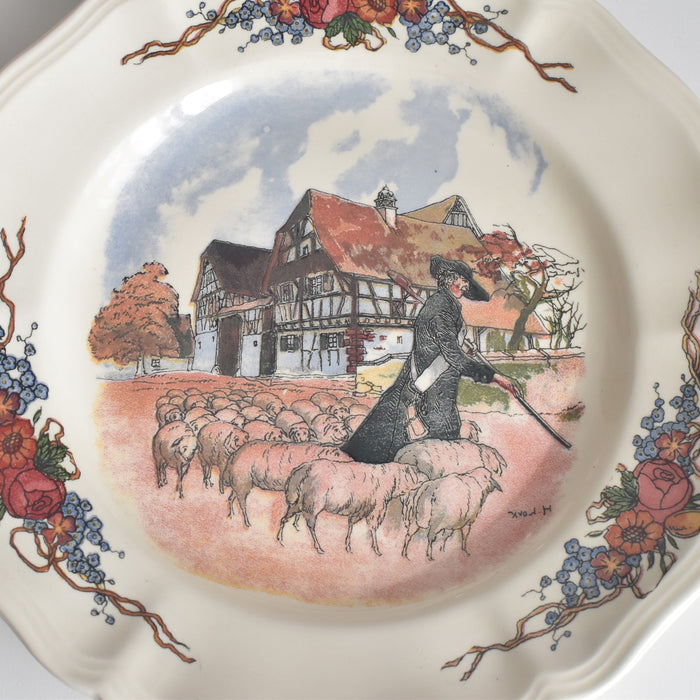 ヴィンテージデザートプレート ディゴワン＆サルグミンヌ Obernai（オベルネ）3- B