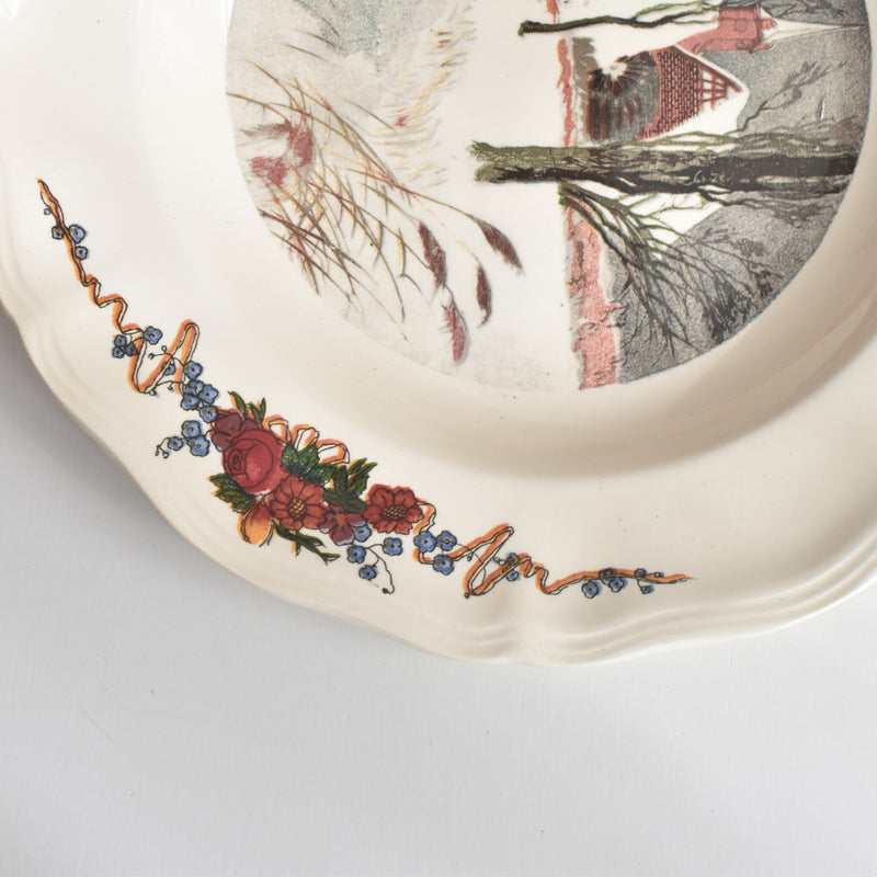 ヴィンテージ深皿 ディゴワン＆サルグミンヌ Obernai（オベルネ）