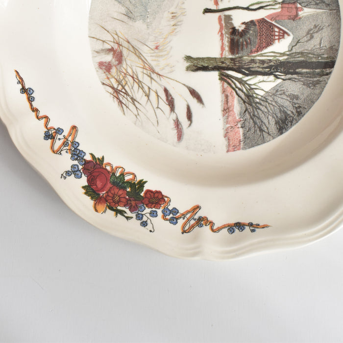 ヴィンテージ深皿 ディゴワン＆サルグミンヌ Obernai（オベルネ）