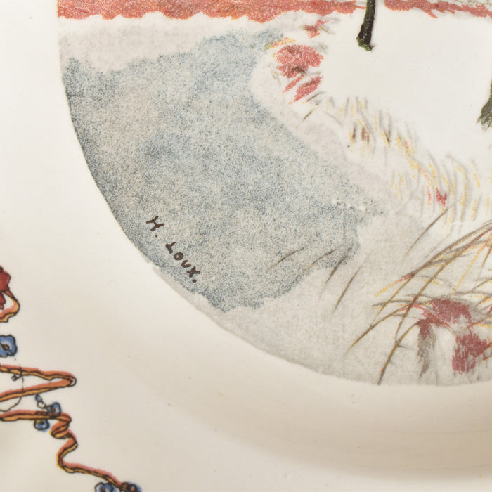 ヴィンテージ深皿 ディゴワン＆サルグミンヌ Obernai（オベルネ）