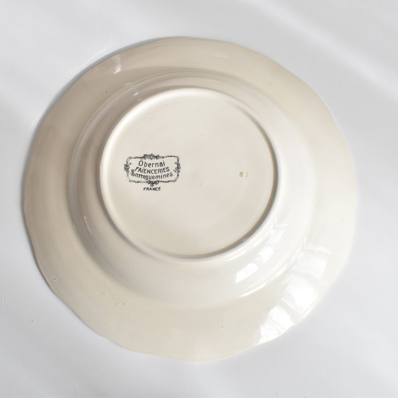 ヴィンテージ深皿 ディゴワン＆サルグミンヌ Obernai（オベルネ）