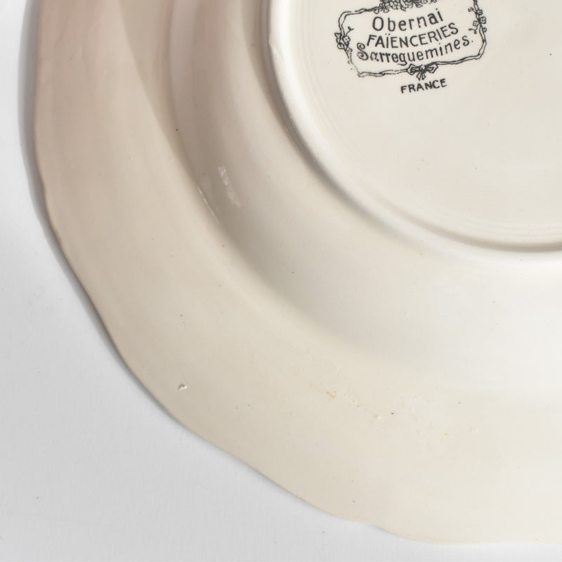 ヴィンテージ深皿 ディゴワン＆サルグミンヌ Obernai（オベルネ）