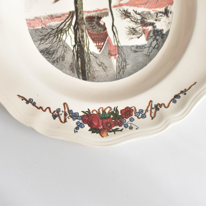 ヴィンテージ深皿 ディゴワン＆サルグミンヌ Obernai（オベルネ）