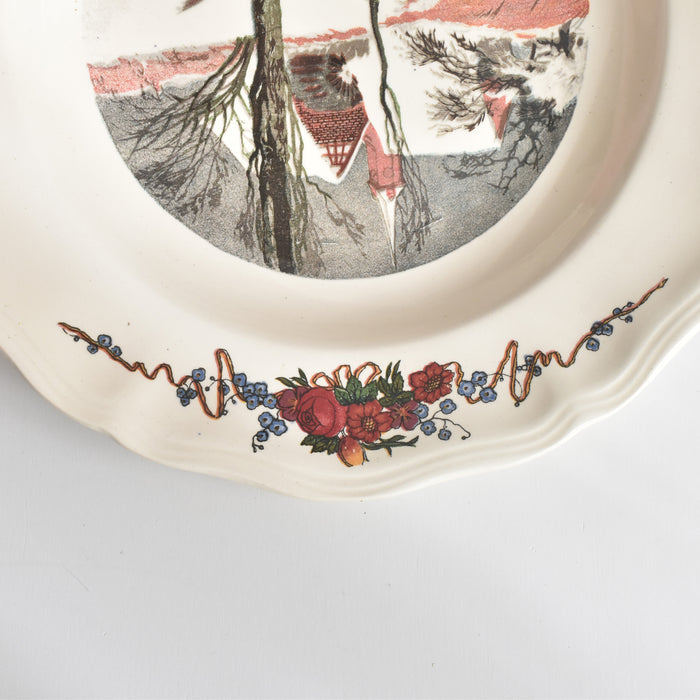 ヴィンテージ深皿 ディゴワン＆サルグミンヌ Obernai（オベルネ）