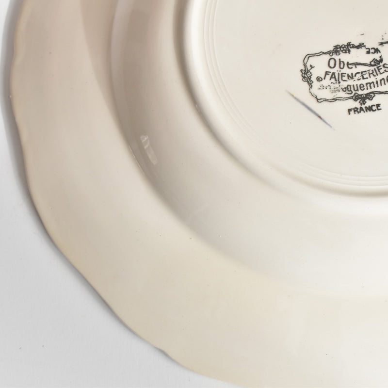 ヴィンテージ深皿 ディゴワン＆サルグミンヌ Obernai（オベルネ） A