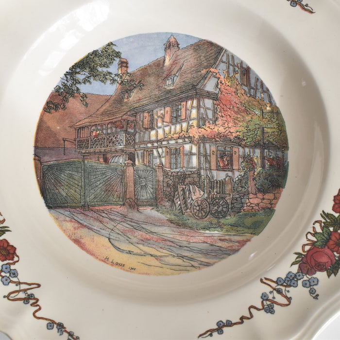 ヴィンテージ深皿 ディゴワン＆サルグミンヌ Obernai（オベルネ） A