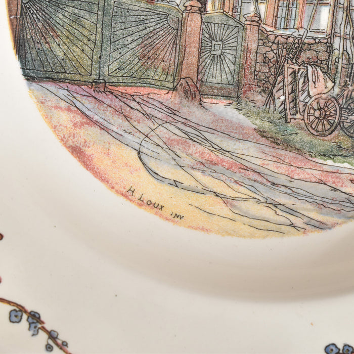 ヴィンテージ深皿 ディゴワン＆サルグミンヌ Obernai（オベルネ） A