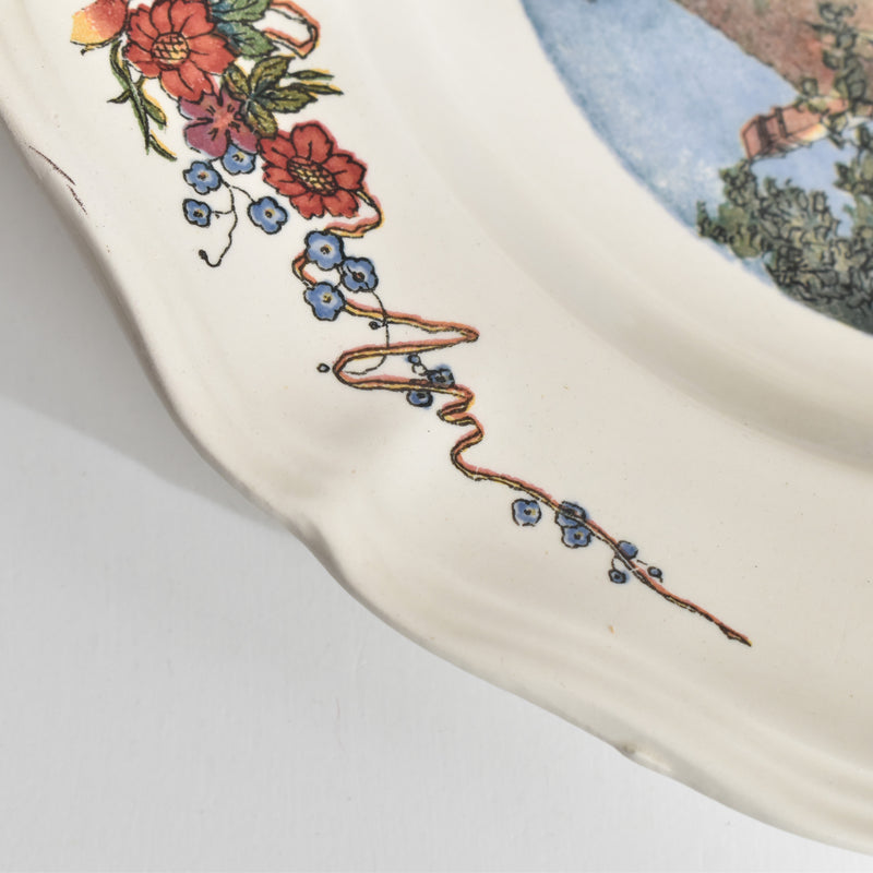 ヴィンテージ深皿 ディゴワン＆サルグミンヌ Obernai（オベルネ） B