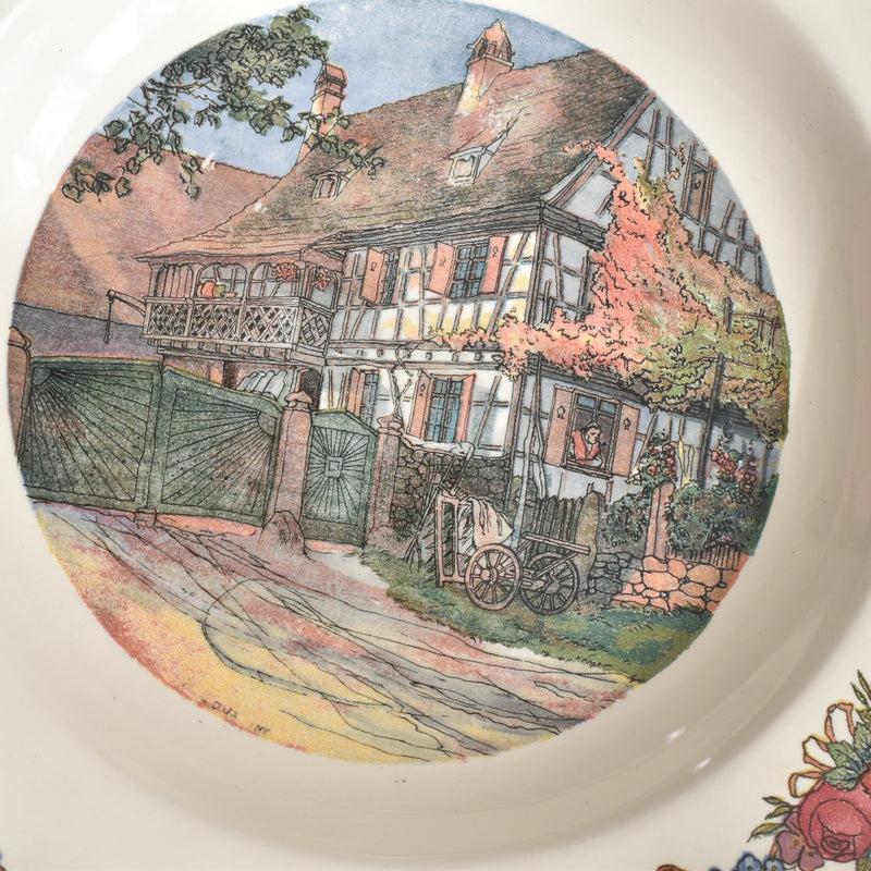 ヴィンテージ深皿 ディゴワン＆サルグミンヌ Obernai（オベルネ） B