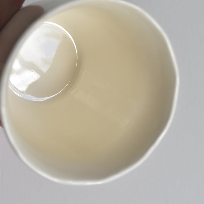 Vintage Digoin & Sarreguemines Rohan Coffee Cup & Saucer (Scalloped Rim) B