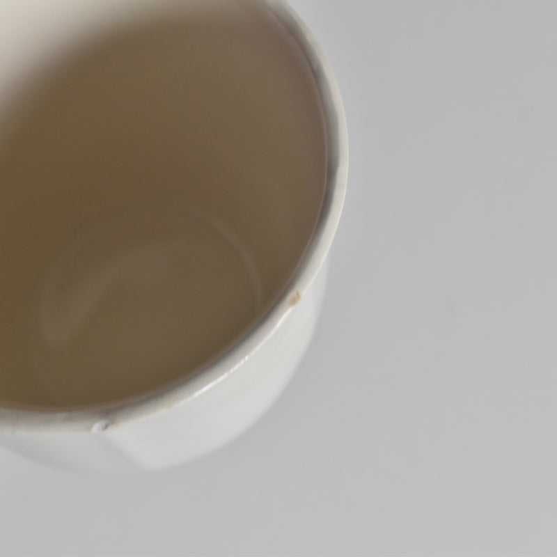 Vintage Coffee Cup & Saucer Digoin & Sarreguemines Rohan (Scalloped Rim) D