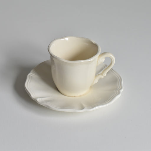 ヴィンテージコーヒーカップ＆ソーサー ディゴワン＆サルグミンヌ Rohan (花リム）E