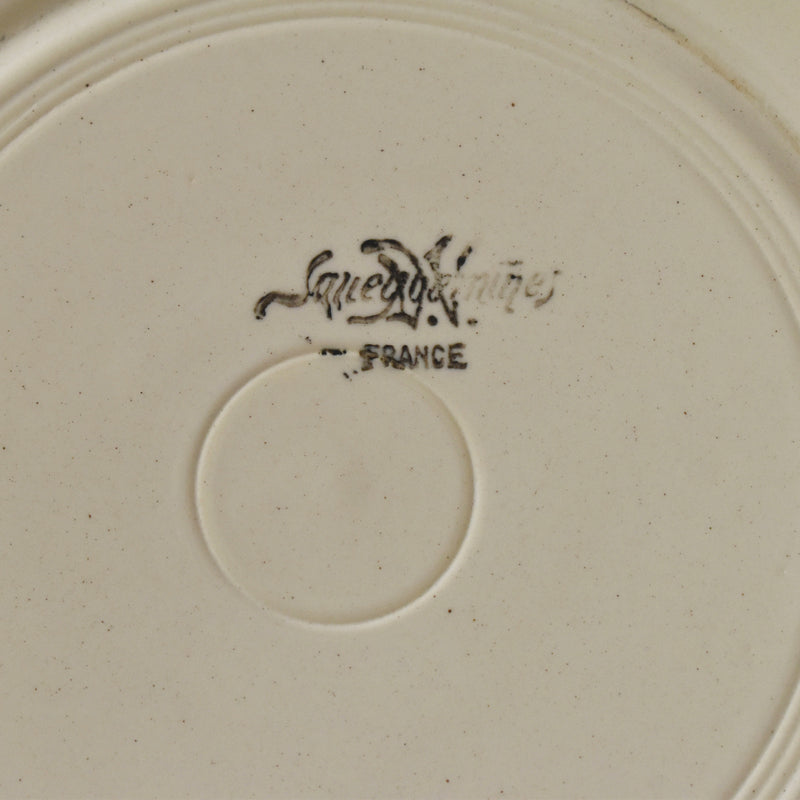Vintage Plate Digoin & Sarreguemines Rohan (Scalloped Edge) 25cm B