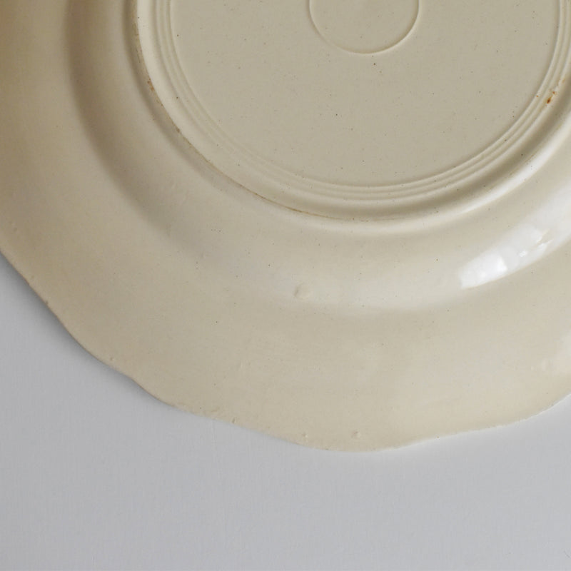 Vintage Plate Digoin & Sarreguemines Rohan (Scalloped Edge) 25cm B