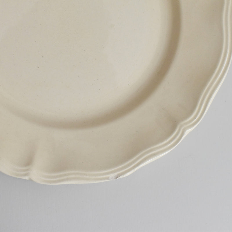 Vintage plate Digoin & Sarreguemines Rohan (scalloped edge) 23cm B