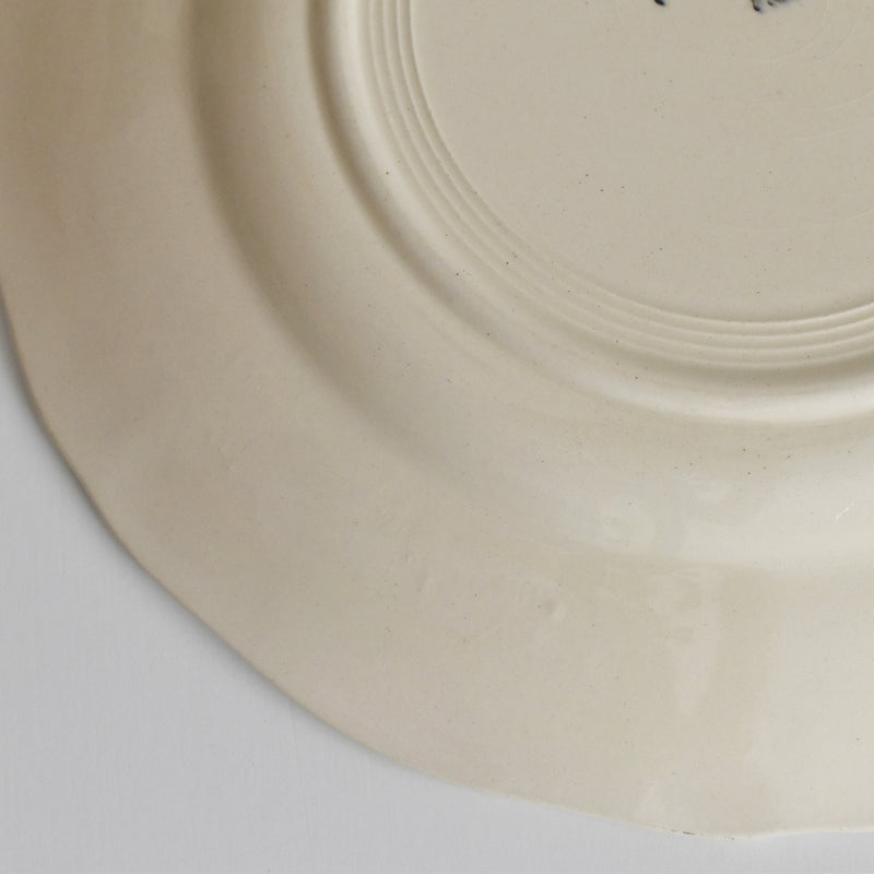 Vintage plate Digoin & Sarreguemines Rohan (scalloped edge) 23cm B