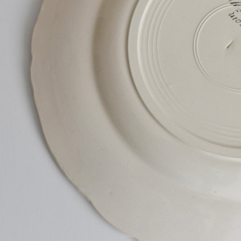 Vintage Plate Digoin & Sarreguemines Rohan (Scalloped Edge) 23cm D