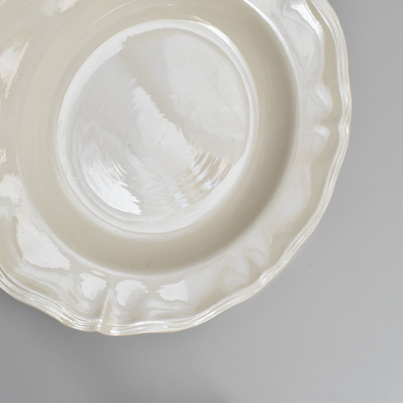 Vintage Deep Plate Digoin & Sarreguemines Rohan (Scalloped Edge) 25cm A