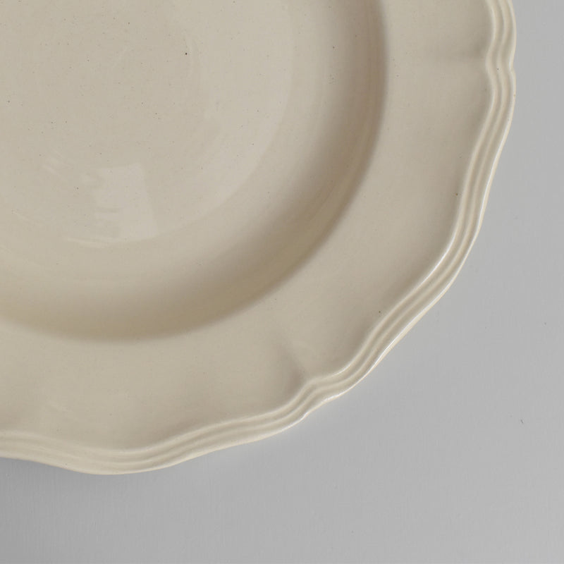Vintage Deep Plate Digoin & Sarreguemines Rohan (Scalloped Edge) 25cm A