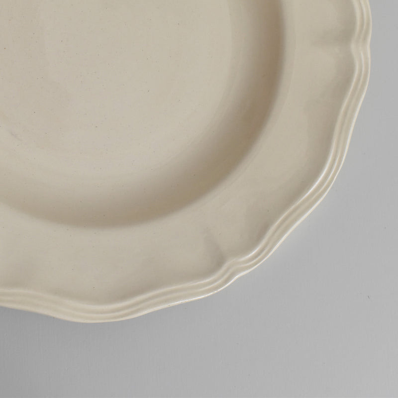 Vintage Deep Plate Digoin & Sarreguemines Rohan (Scalloped Edge) 25cm A