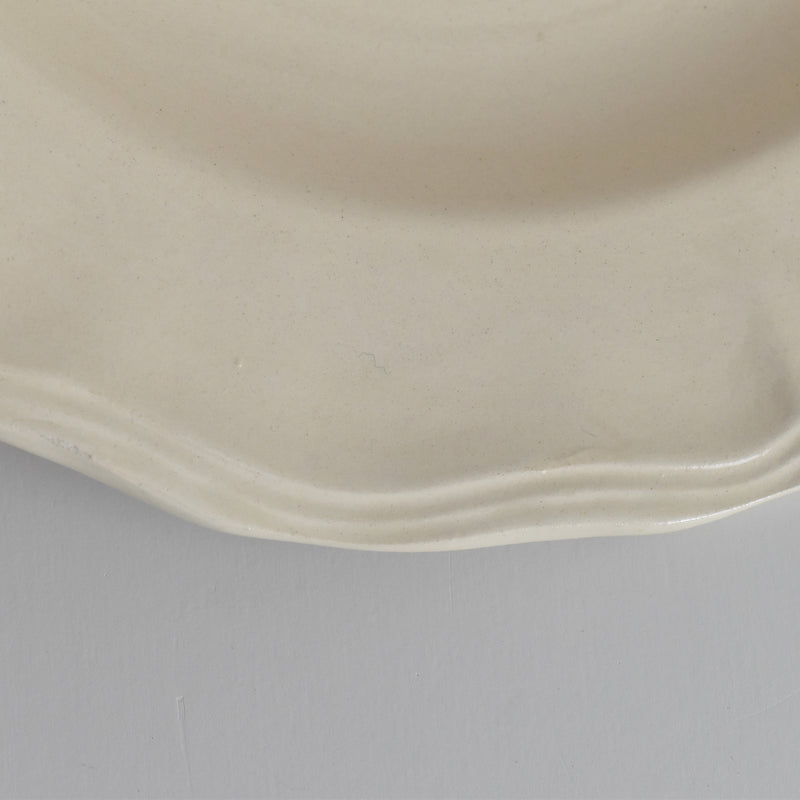 Vintage Deep Plate, Digoin & Sarreguemines Rohan (Scalloped Edge) 25cm B