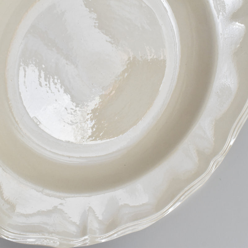 Vintage Deep Plate, Digoin & Sarreguemines Rohan (Scalloped Edge) 25cm B