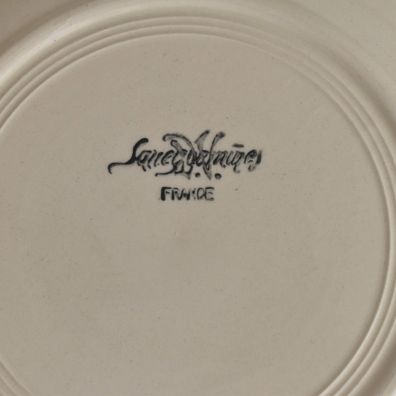 Vintage Deep Plate, Digoin & Sarreguemines Rohan (Scalloped Edge) 25cm B